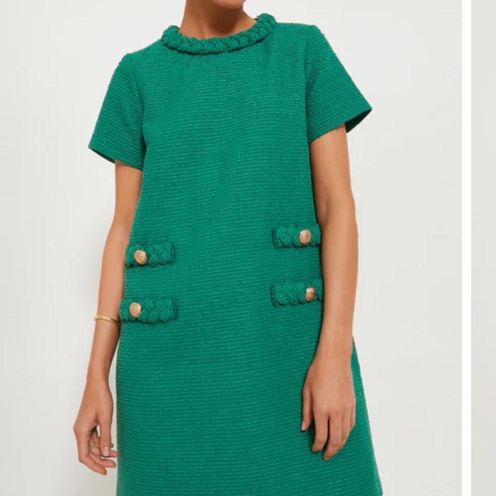 Tuckernuck Green Textured Dress